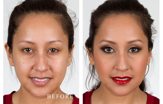Smokey Eye Makeup Tutorial Before And After Photo