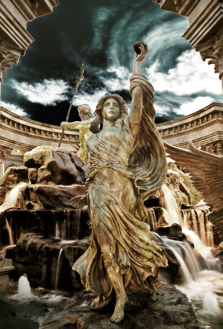 Aphrodite Greek Goddess of Love Statue located in the Forum Shops at Caesars Palace Hotel and Casino in Las Vegas