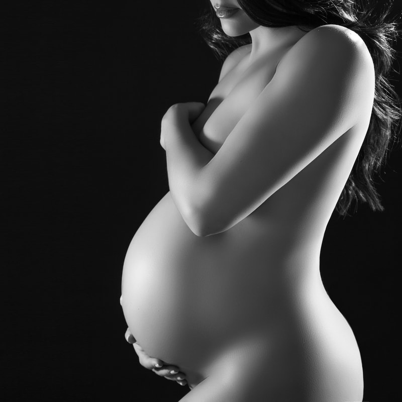 Nude maternity photography Las Vegas Glamour Boudoir