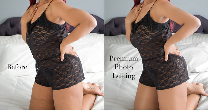How to edit plus-size boudoir photos