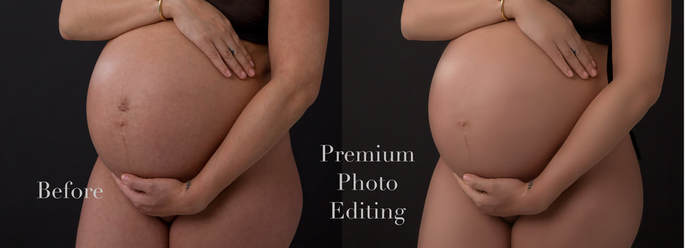 before-and-after-pregnant-belly photo edit 