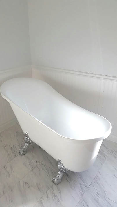 Claw foot bathtub used I'm milk bath maternity photography