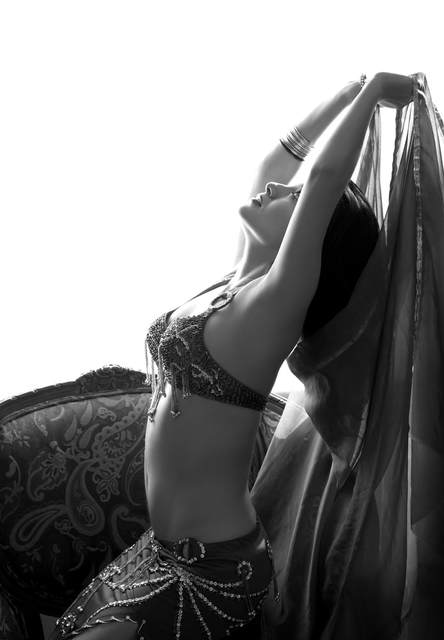 Iris- Belly Dancer Posing In The Window Light GK Dance