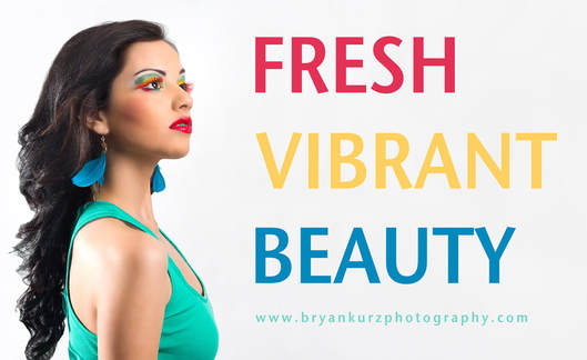 Beauty photography of a fresh and vibrant young woman